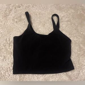 Lululemon Align Tank 8 Black Nulu Athletic Activewear Athleisure Stretch A/B Cup
